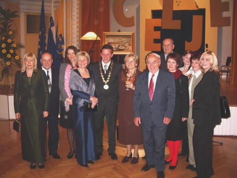 Podelitev zlati celjski grb