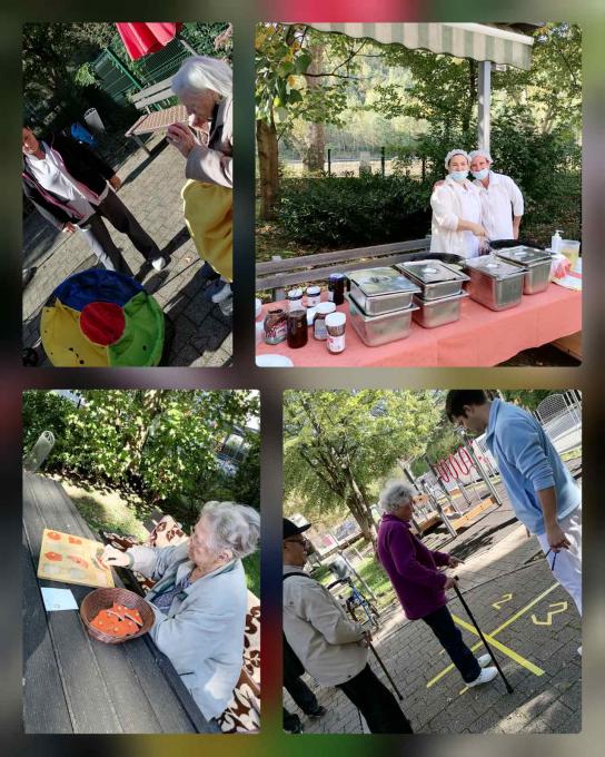 dan slovenskega športa in peka palačink v našem parku